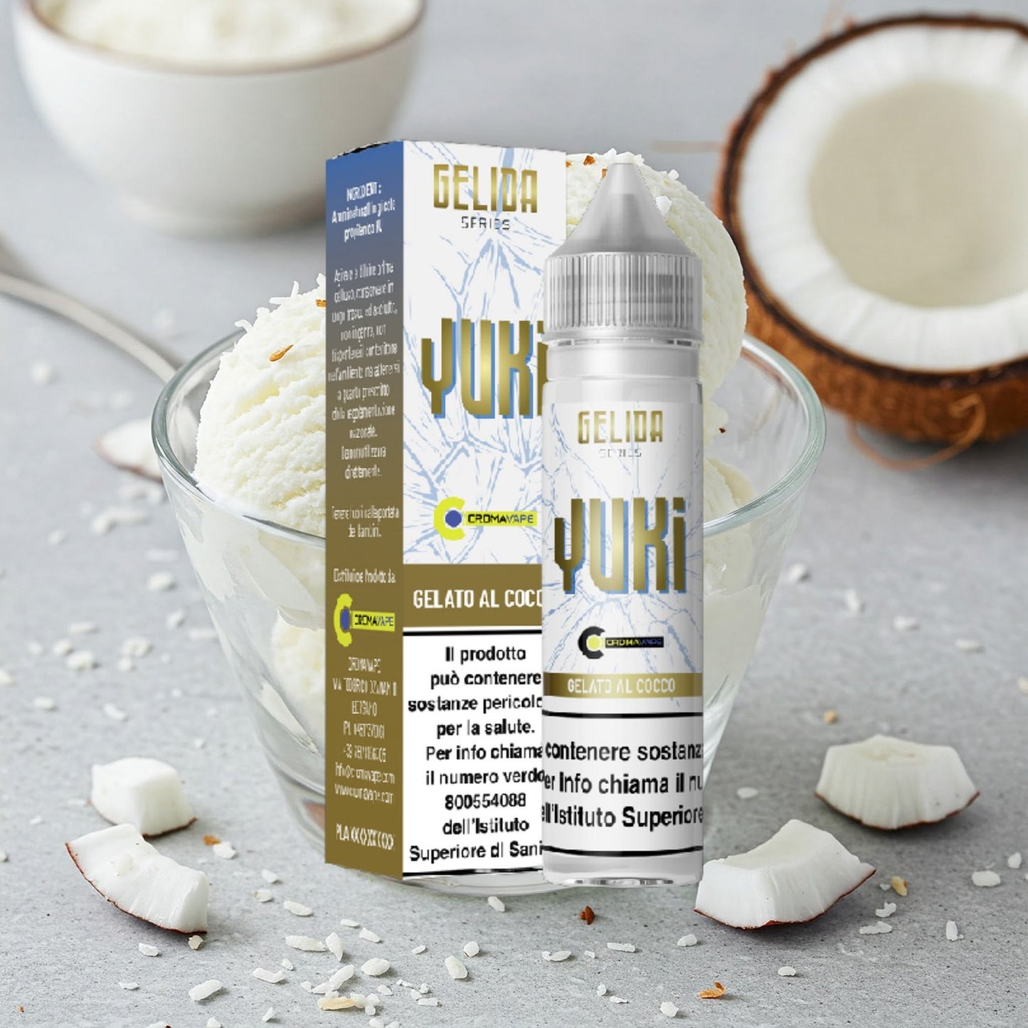 YUKI Gelida - Mix series 20ml - Croma Vape