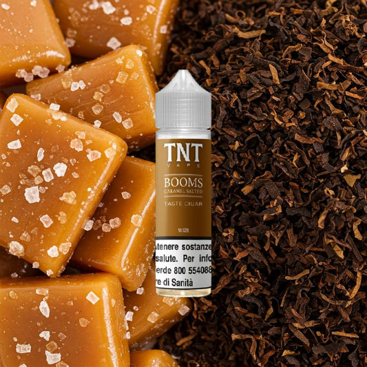 Booms Caramel Salted - Mix series 20ml - TNT Vape
